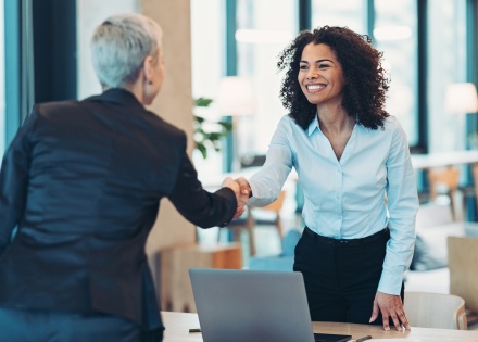 HR team members discussing how to hire in Chile