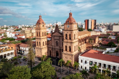 Cathedral Basilica of Saint Lawrence in Santa Cruz Bolivia