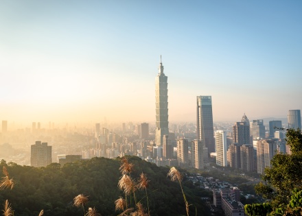 Skyline of Taipei, Taiwan
