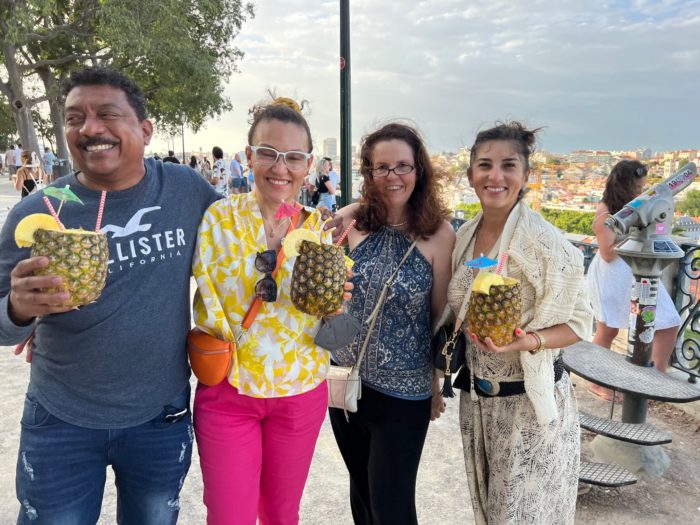 Pebl coworkers traveling through Spain