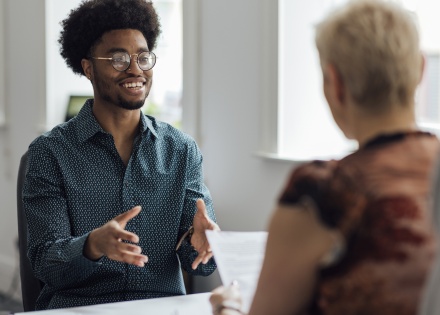 HR team members discussing how many interviews is too many