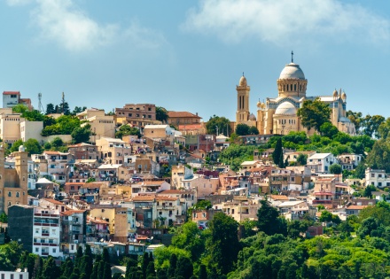 Notre Dame d’Afrique Basilica in Algiers, Algeria