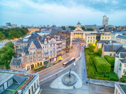 Royal Quarter of Brussels Belgium