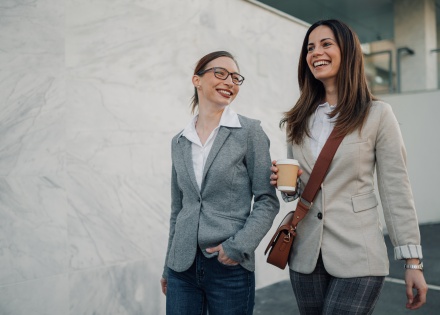 HR managers walking and talking about ITIN vs EIN