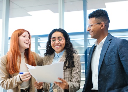 HR team reading a report on Gen Z’s work ethic