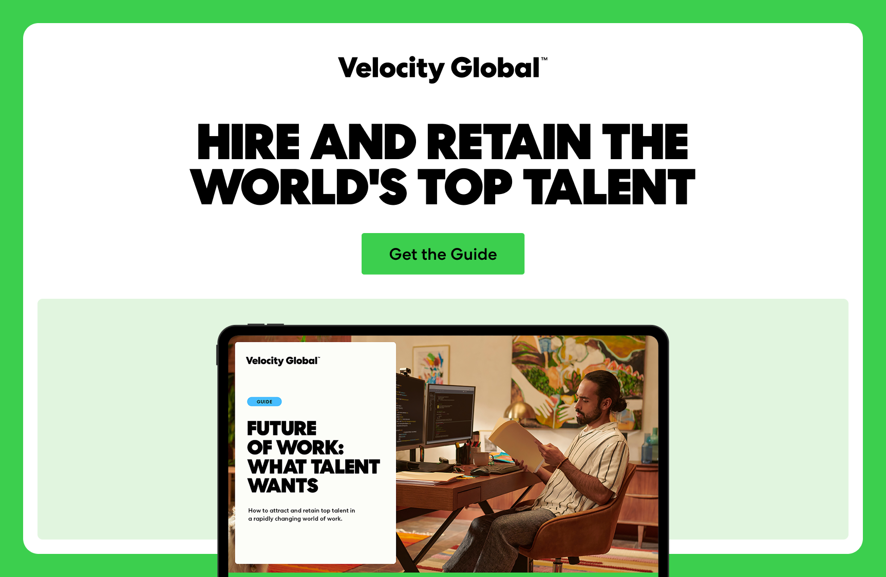 GAIN A GLOBAL HIRING EDGE